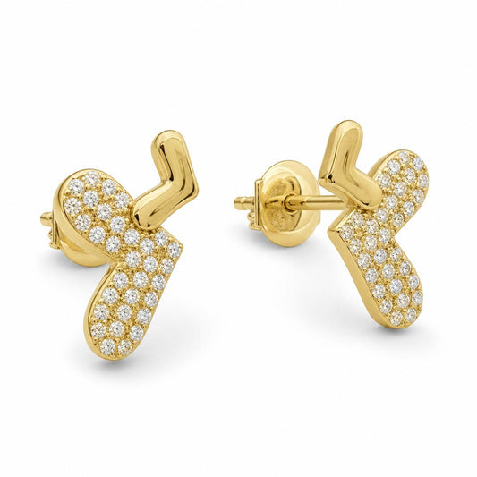 Golden Aira Elephant Earrings product image 2