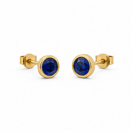 Golden Astra Bezel Earrings product image 2