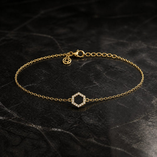 Golden Circle Halo Anklet product image 2