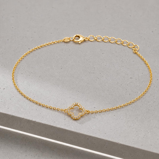 Golden Clover Halo Anklet product image 2