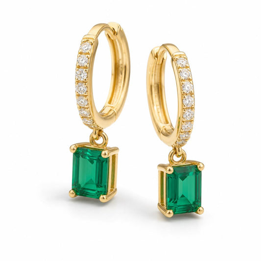 Golden Emera Bar Drop Earrings product image 2