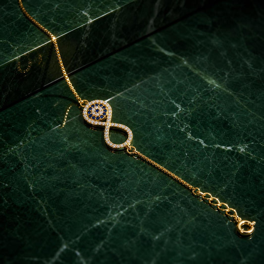 Golden Iris Infinity Bracelet product image 2