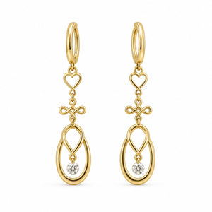 Golden Mira Teardrop Earrings product image 1