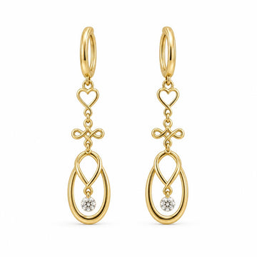 Golden Mira Teardrop Earrings product image 1