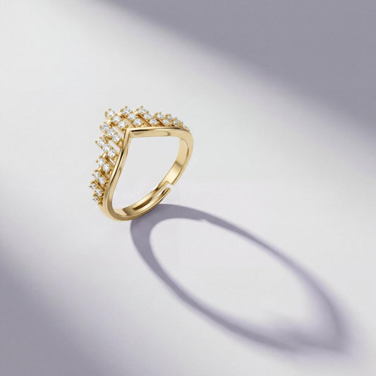 Golden Adjustable Nova Ring product image 2