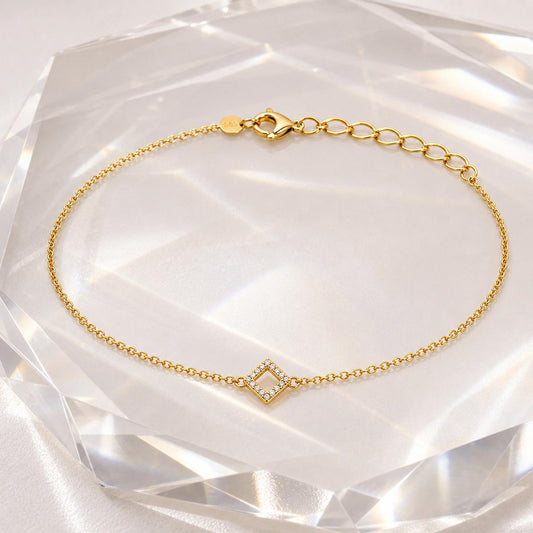 Golden Prism Diamond Anklet product image 2