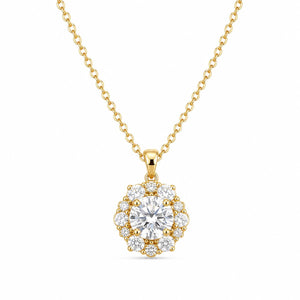 Golden Rosette Halo Pendant product image 1
