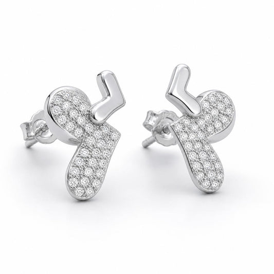 Silver Aira Elephant Earrings product image 2