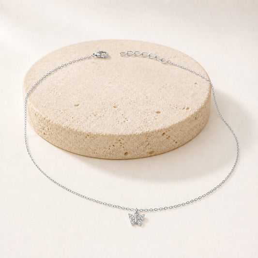 Silver Butterfly Spark Anklet product image 2