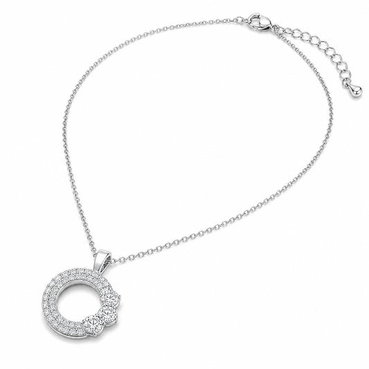 Silver Moonlit Crescent Pendant product image 2