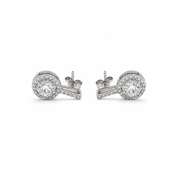 Silver Noor Halo Swing Earrings product image 1