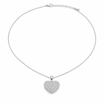 Silver Pave Heart Pendant product image 1