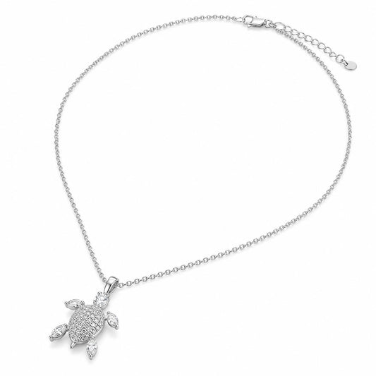 Silver Sea Turtle Charm Pendant product image 2