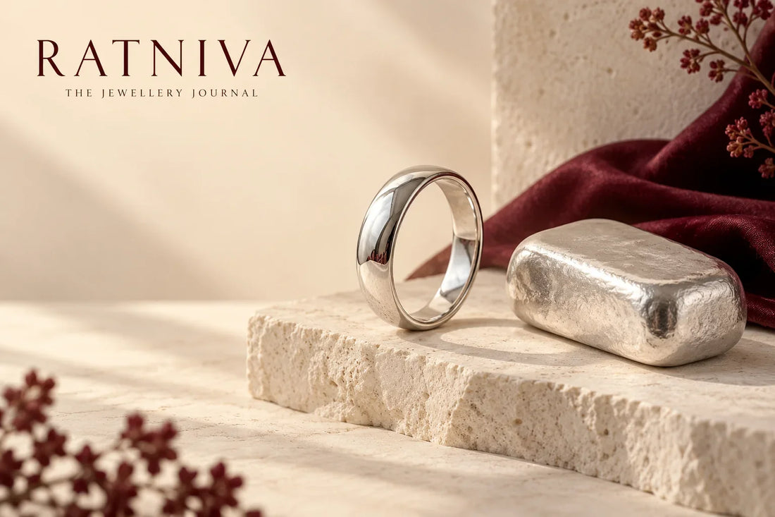 Ratniva editorial illustration for sterling silver vs pure silver