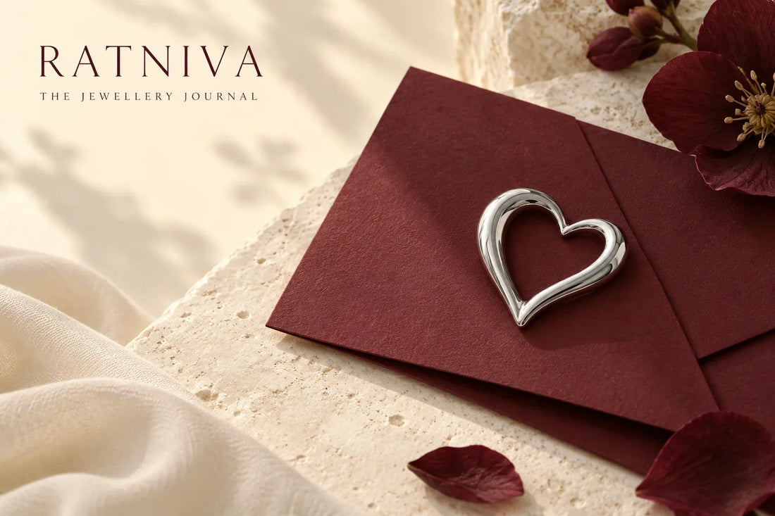 Ratniva editorial illustration for heart necklace meaning