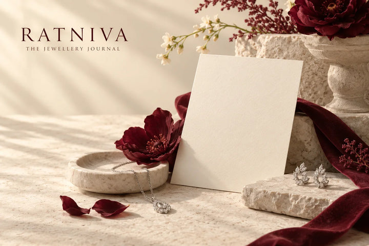 Ratniva editorial illustration for jewellery for wedding guest