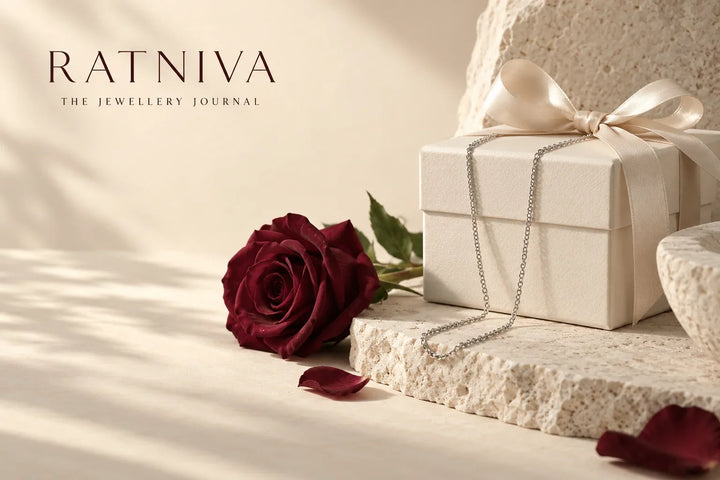 Ratniva editorial illustration for jewellery gift for wife birthday