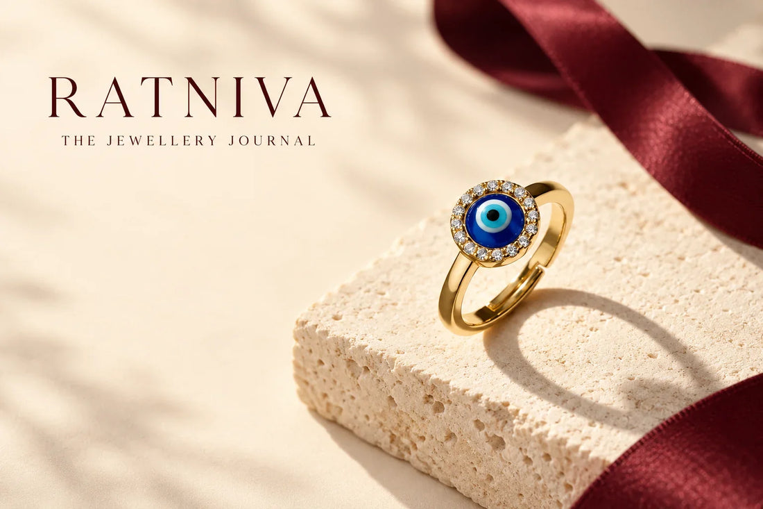 Ratniva editorial illustration for evil eye jewellery meaning