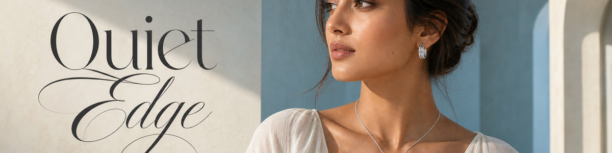 Quiet Minimal Silver Jewellery Collection | Ratniva