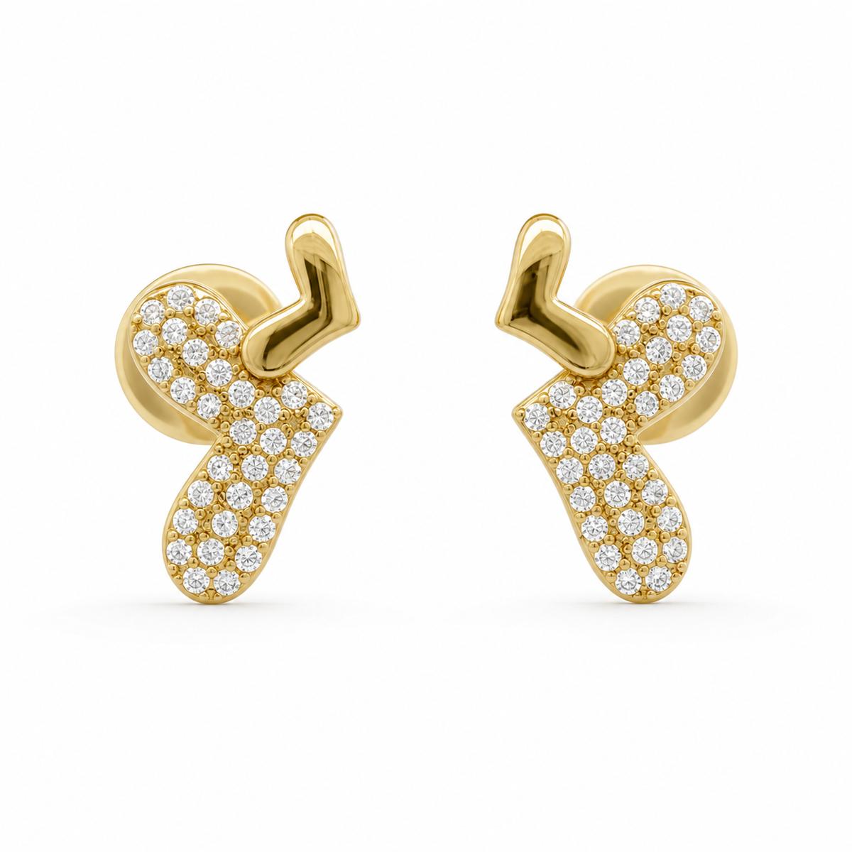 Golden Aira Elephant Earrings product image 1