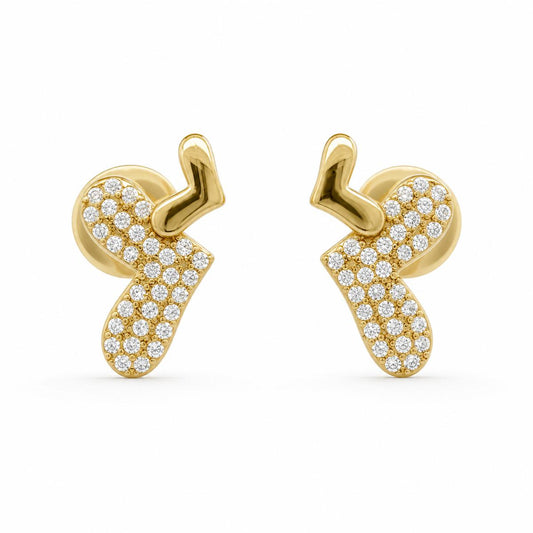 Golden Aira Elephant Earrings product image 1