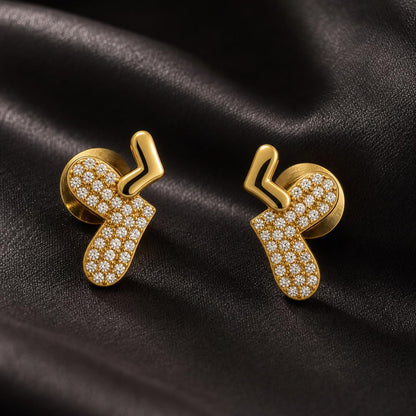 Golden Aira Elephant Earrings product image 6
