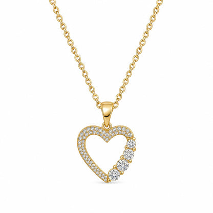 Golden Amora Heart Cascade Pendant product image 1