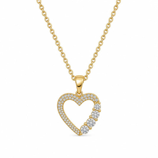 Golden Amora Heart Cascade Pendant product image 1