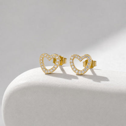 Golden Amora Open Heart Earrings product image 4