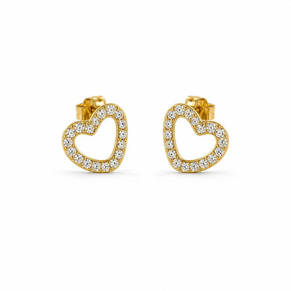 Golden Amora Open Heart Earrings product image 1