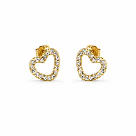 Golden Amora Open Heart Earrings product image 1