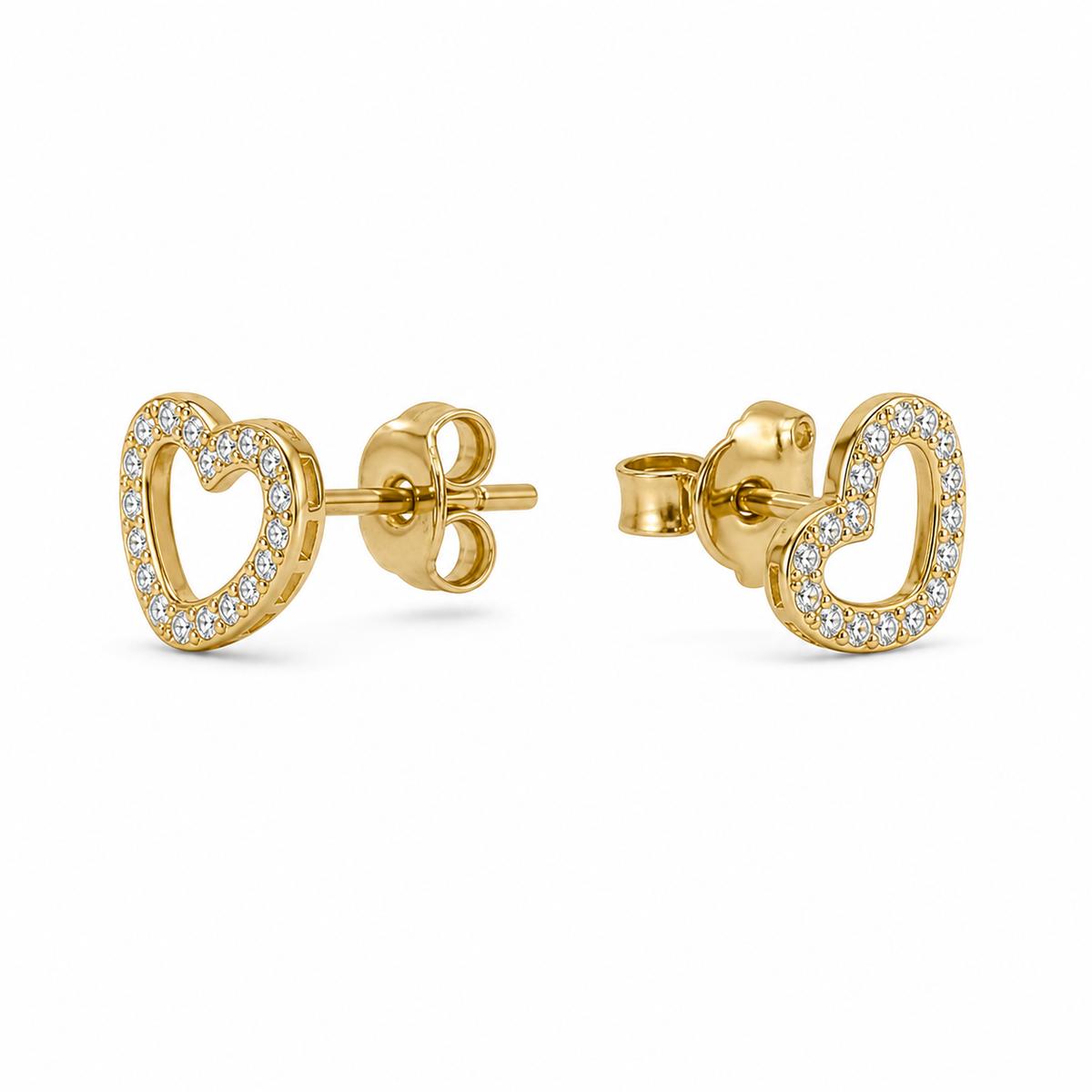 Golden Amora Open Heart Earrings product image 3
