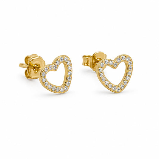 Golden Amora Open Heart Earrings product image 2