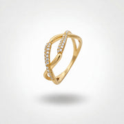 Golden Adjustable Arc Ring product image 1
