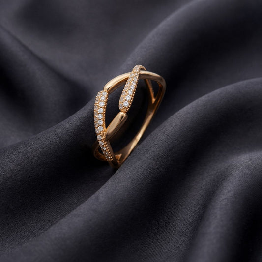 Golden Adjustable Arc Ring product image 2