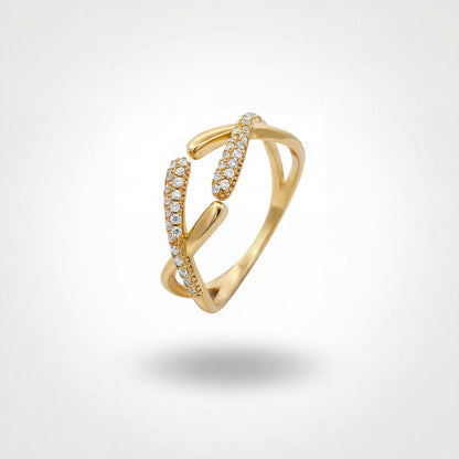 Golden Adjustable Arc Ring product image 1