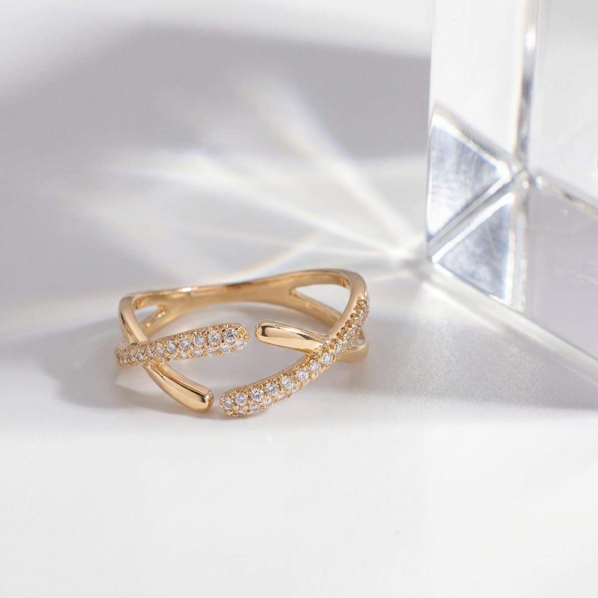 Golden Adjustable Arc Ring product image 3