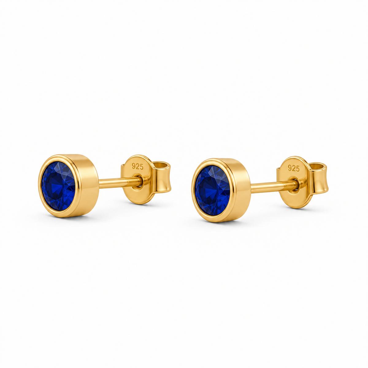 Golden Astra Bezel Earrings product image 3