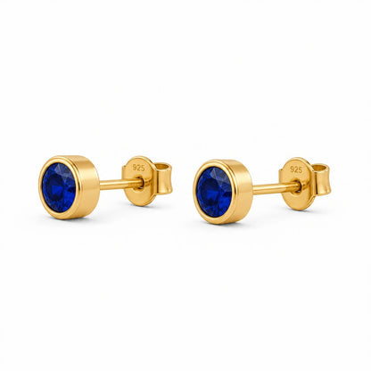 Golden Astra Bezel Earrings product image 3