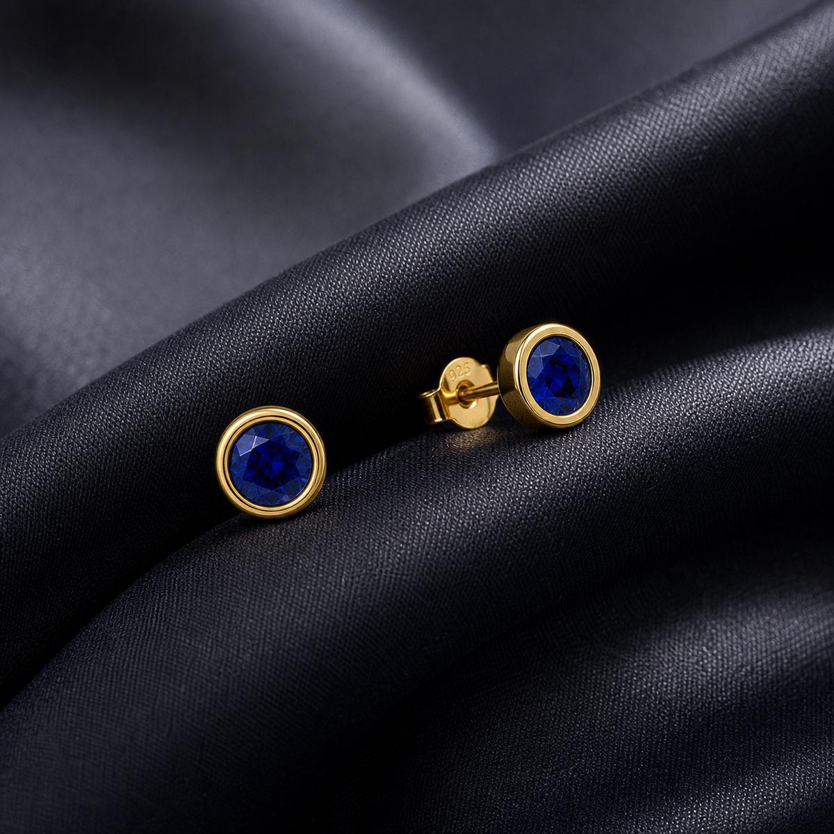 Golden Astra Bezel Earrings product image 6