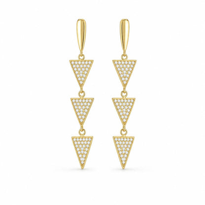 Golden Astra Cascade Earrings product image 1