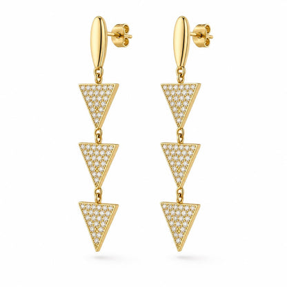 Golden Astra Cascade Earrings product image 3
