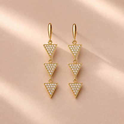Golden Astra Cascade Earrings product image 5
