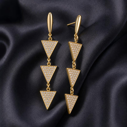 Golden Astra Cascade Earrings product image 6