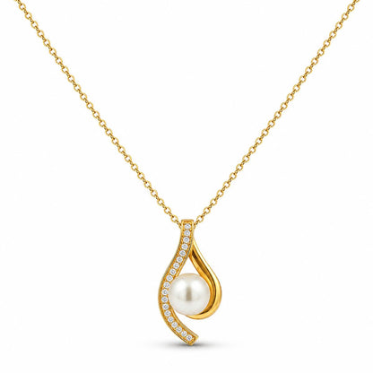 Golden Aurelia Paisley Pendant product image 1