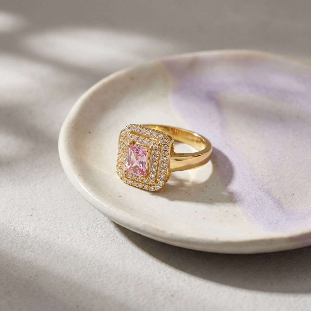 Golden Aurelle Ring design detail
