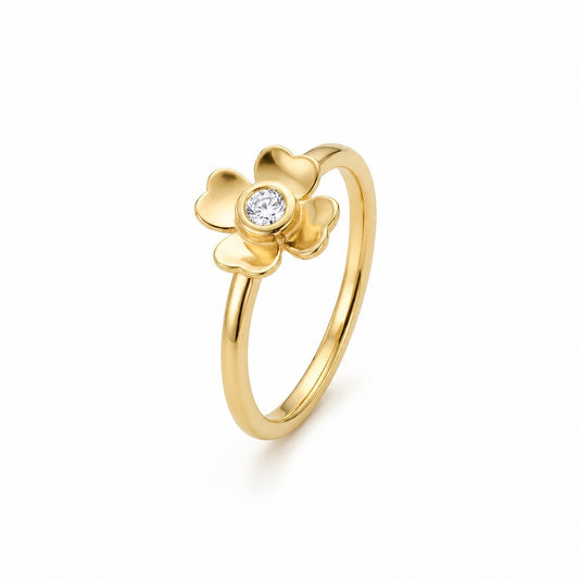Golden Blossom Charm Ring product image 1