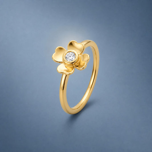 Golden Blossom Charm Ring product image 2