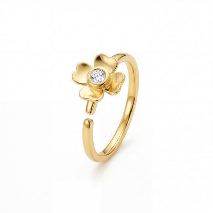 Golden Blossom Charm Ring product image 1