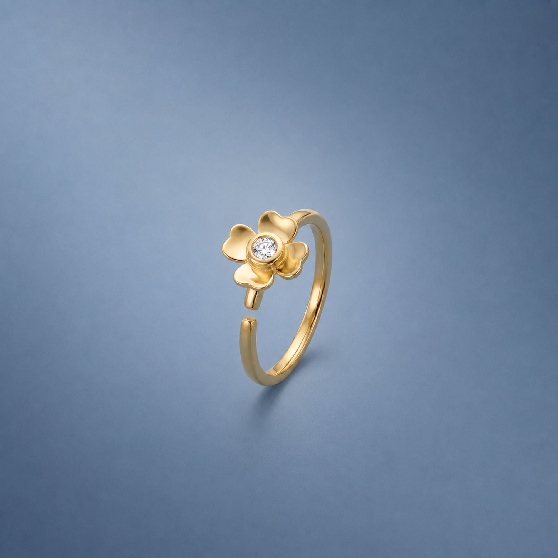 Golden Blossom Charm Ring product image 4